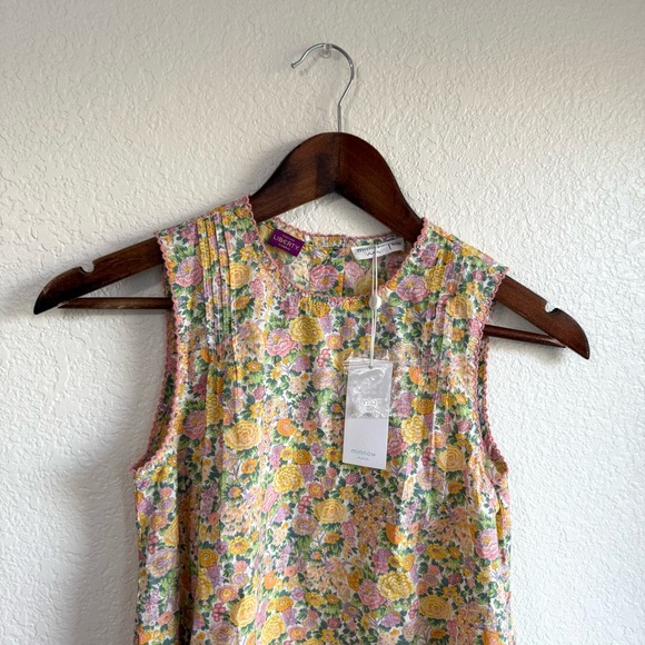 NEW Minnow Kids Girls Dress Liberty Floral Fabric Elysiah A Line Size 9/10 - Picture 3 of 10